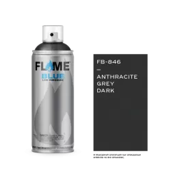 COSMOS LAC FLAME™ BLUE FB-846 ANTHRACITE GREY DARK - 400ml