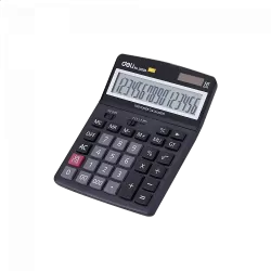 DELI CORE Αριθμομηχανή 16 Ψηφίων 19.3x14.85x4.55cm Μαύρη