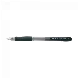 Στυλό Μπίλιας 0.7mm PILOT SUPER GRIP Fine Μαύρο, σε Κουτί 12τμχ