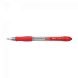 Στυλό Μπίλιας 1.0mm PILOT SUPER GRIP Medium Κόκκινο, σε Κουτί 12τμχ
