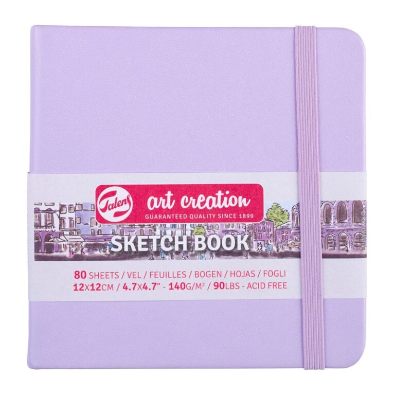 Talens Art Creation Sketchbook Pastel Violet – 12×12 cm – 140 gr – 80 Sheets