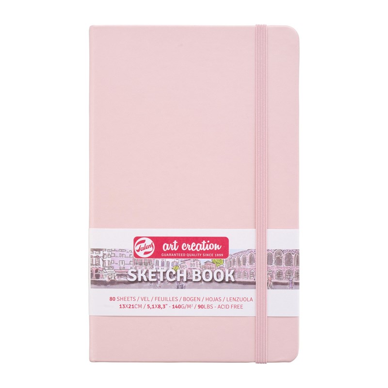 Talens Art Creation Sketchbook Pastel Pink – 13×21 cm – 140 gr – 80 Sheets