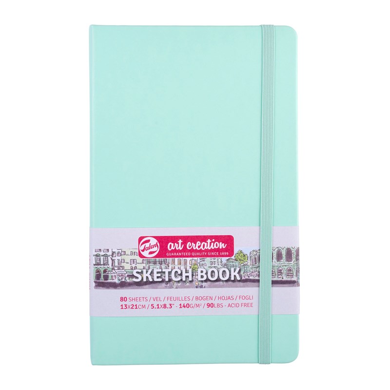 Talens Art Creation Sketchbook Fresh Mint – 13×21 cm – 140 gr – 80 Sheets