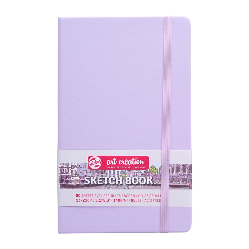 Talens Art Creation Sketchbook Pastel Violet – 13×21 cm – 140 gr – 80 Sheets