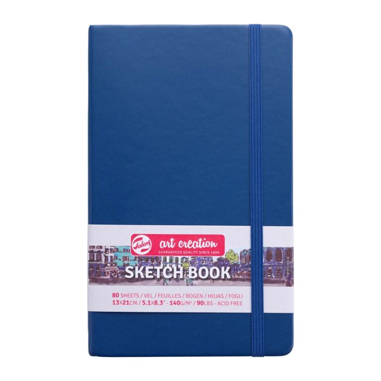 Talens Art Creation Sketchbook Navy Blue – 13×21 cm – 140 gr – 80 Sheets