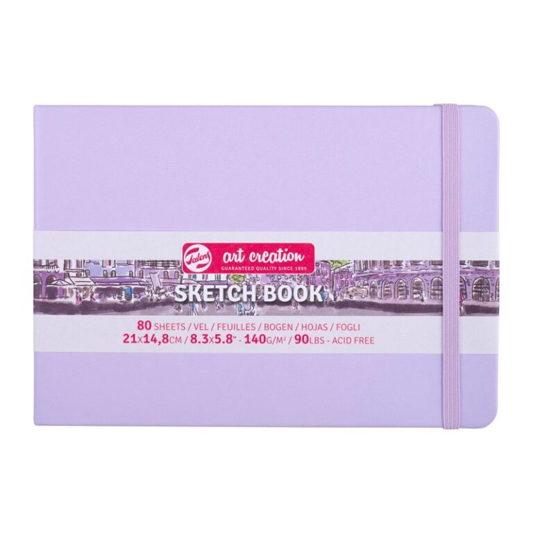 Talens Art Creation Sketchbook Pastel Violet – 21×15 cm – 140 gr – 80 Sheets