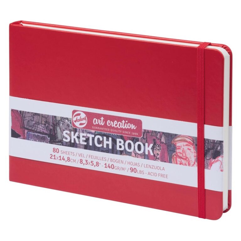 Talens Art Creation Sketchbook Red 14,8X21 cm, 140 Grams