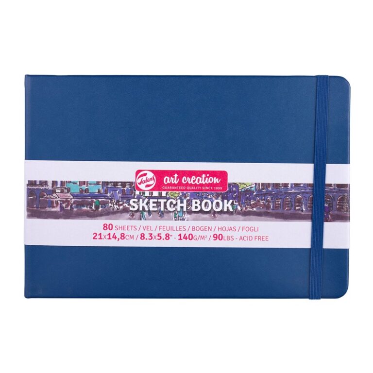 Talens Art Creation Sketchbook Navy Blue – 21×15 cm – 140 gr – 80 Sheets