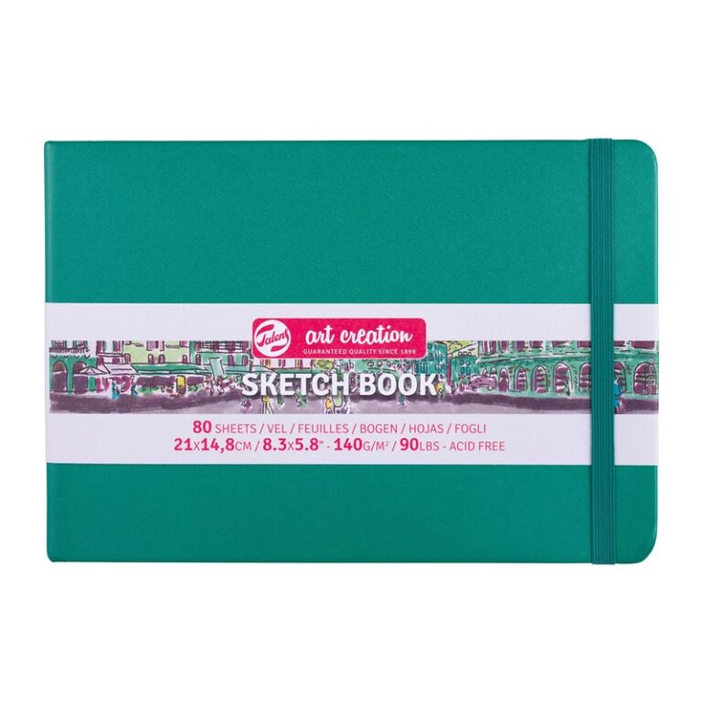 Talens Art Creation Sketchbook Forest Green – 21×15 cm – 140 gr – 80 Sheets