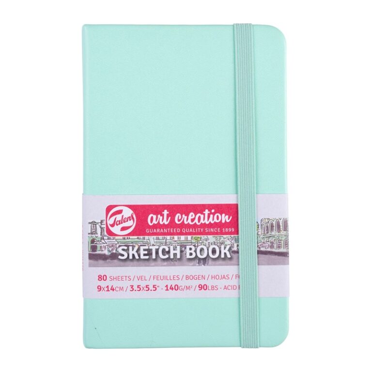 Talens Art Creation Sketchbook Fresh Mint – 9×14 cm – 140 gr – 80 Sheets