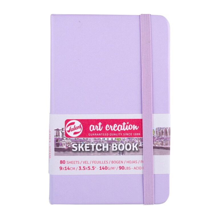 Talens Art Creation Sketchbook Pastel Violet – 9×14 cm – 140 gr – 80 Sheets