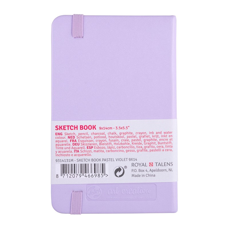 Talens Art Creation Sketchbook Pastel Violet – 9×14 cm – 140 gr – 80 Sheets