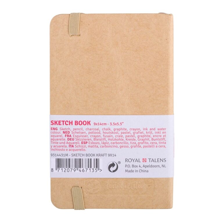 Talens Art Creation Sketchbook Kraft Paper – 9×14 cm – 140 gr – 80 Sheets