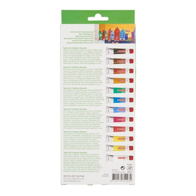 Talens Art Creation Gouache Set 12 x 12 ml