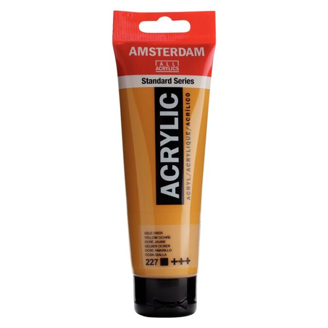 Amsterdam All Acrylics Standard Series Acrylic Tube 120 ml Yellow ochre 227