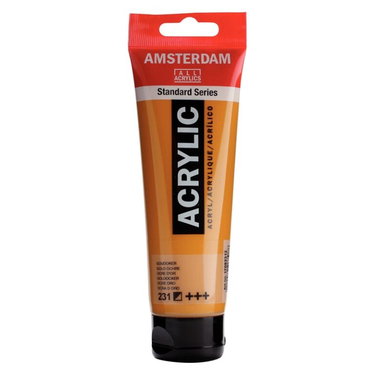 Amsterdam All Acrylics Standard Series Acrylic Tube 120 ml Gold ochre 231