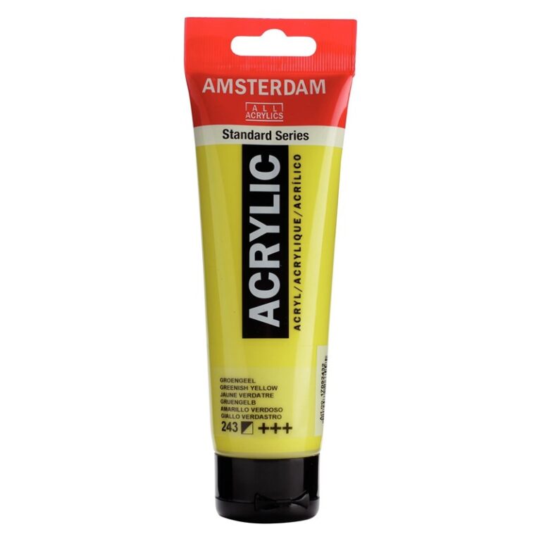 Amsterdam All Acrylics Standard Series Acrylic Tube 120 ml Greenish yellow 243