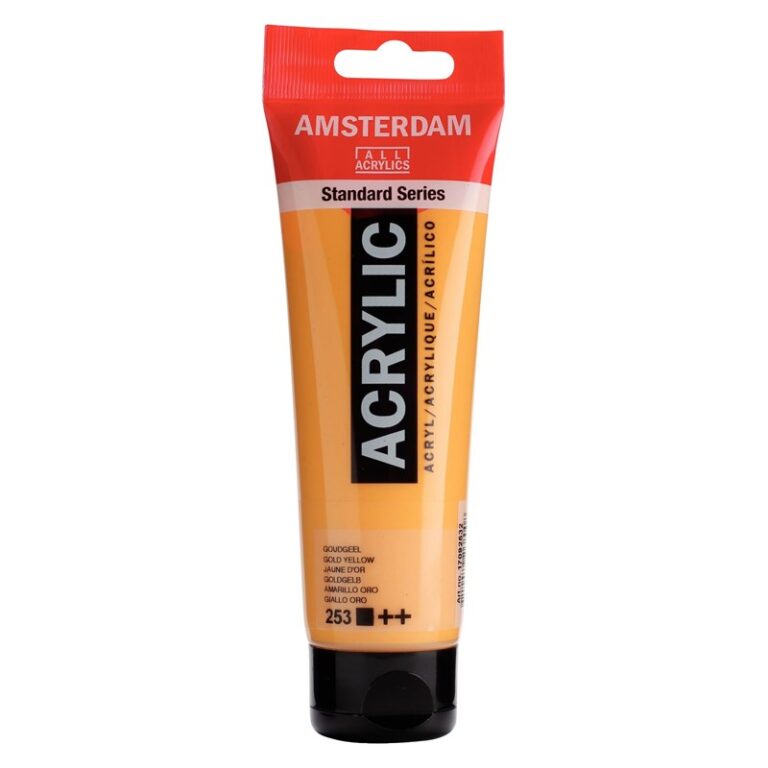 Amsterdam All Acrylics Standard Series Acrylic Tube 120 ml Gold yellow 253