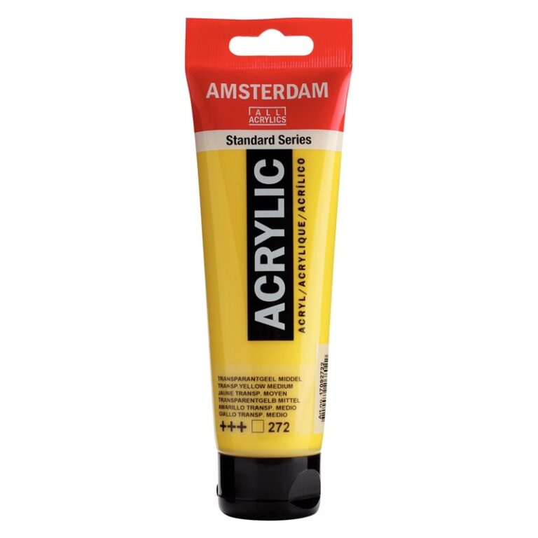 Amsterdam All Acrylics Standard Series Acrylic Tube 120 ml Transparent yellow green 272