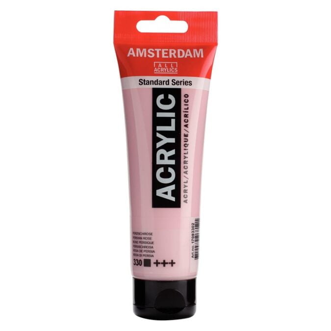 Amsterdam All Acrylics Standard Series Acrylic Tube 120 ml Persian rose 330