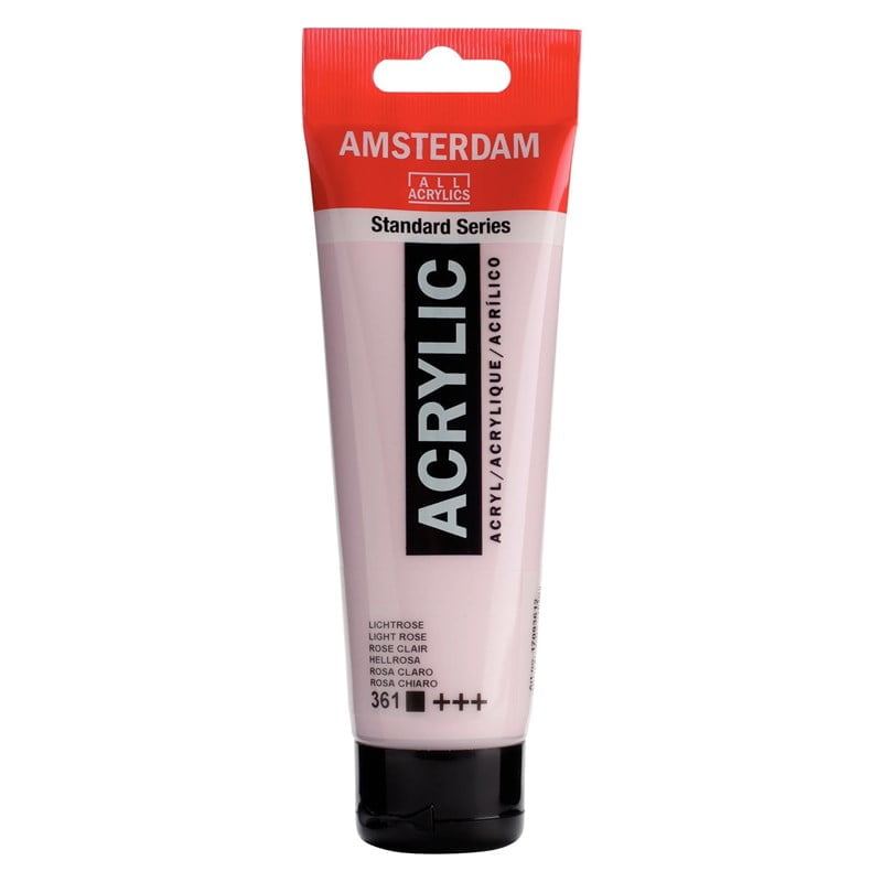 Amsterdam All Acrylics Standard Series Acrylic Tube 120 ml Light rose 361