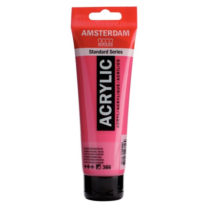 Amsterdam All Acrylics Standard Series Acrylic Tube 120 ml Quinacridone rose 366