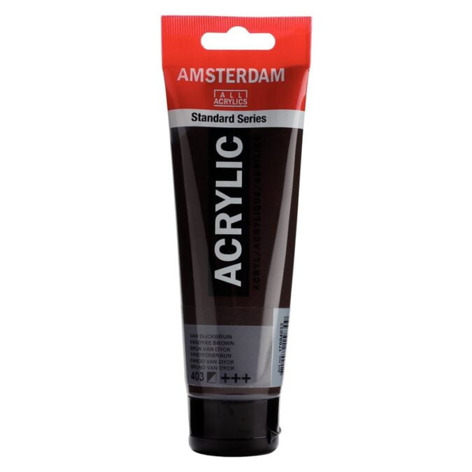 Amsterdam All Acrylics Standard Series Acrylic Tube 120 ml Vandyke brown 403