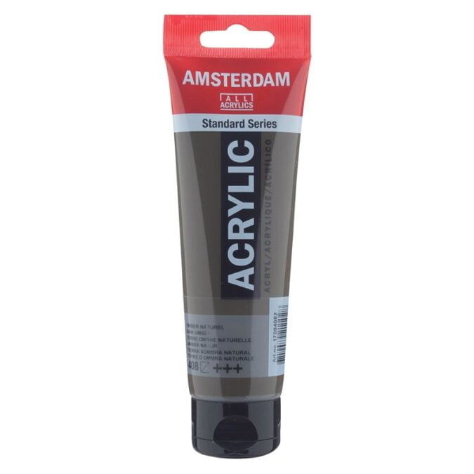 Amsterdam All Acrylics Standard Series Acrylic Tube 120 ml Raw umber 408