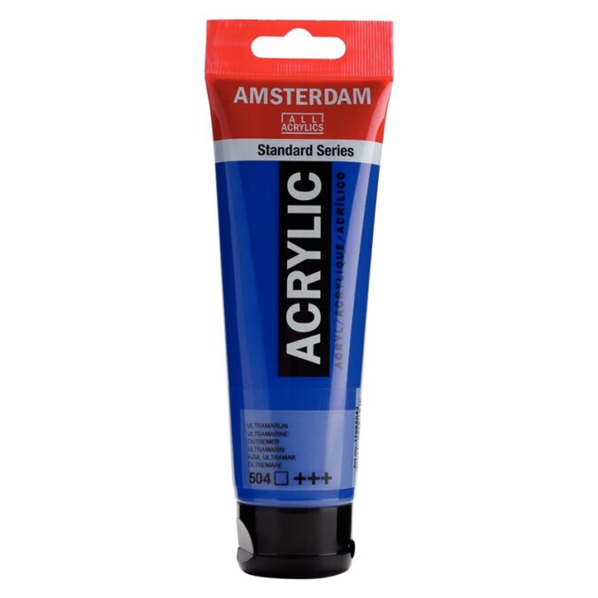 Amsterdam All Acrylics Standard Series Acrylic Tube 120 ml Ultramarine 504