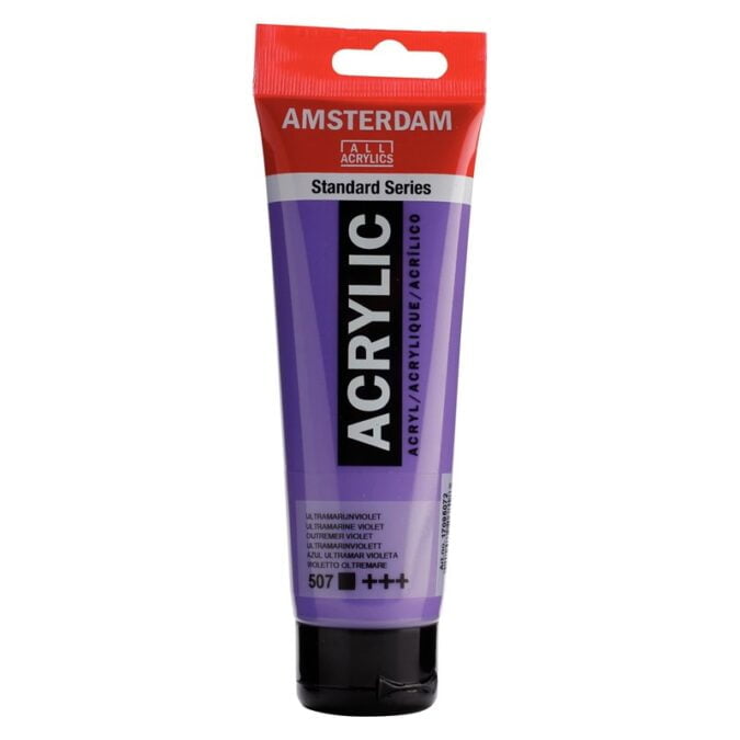 Amsterdam All Acrylics Standard Series Acrylic Tube 120 ml Ultramarine violet 507