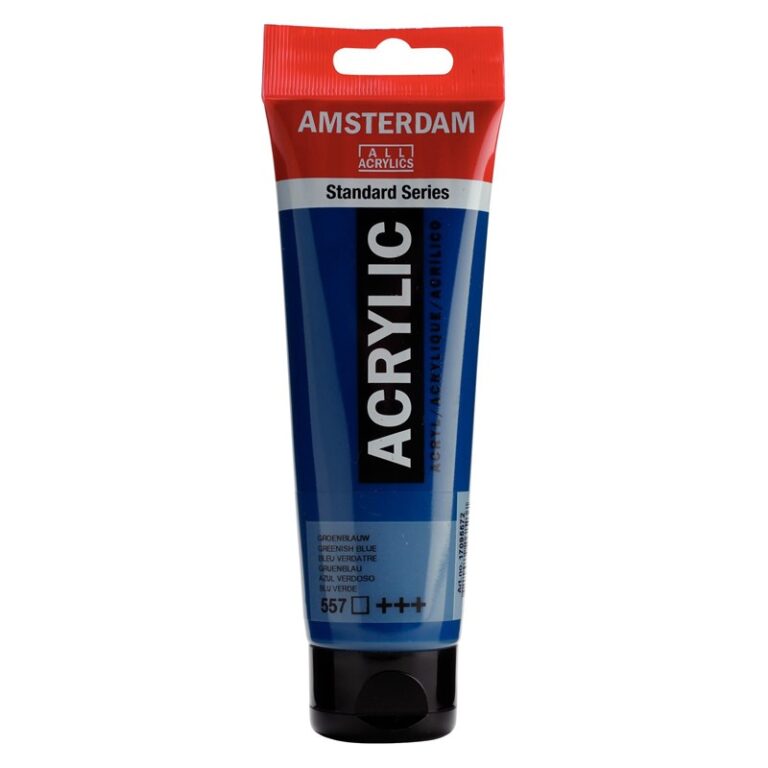 Amsterdam All Acrylics Standard Series Acrylic Tube 120 ml Greenish blue 557
