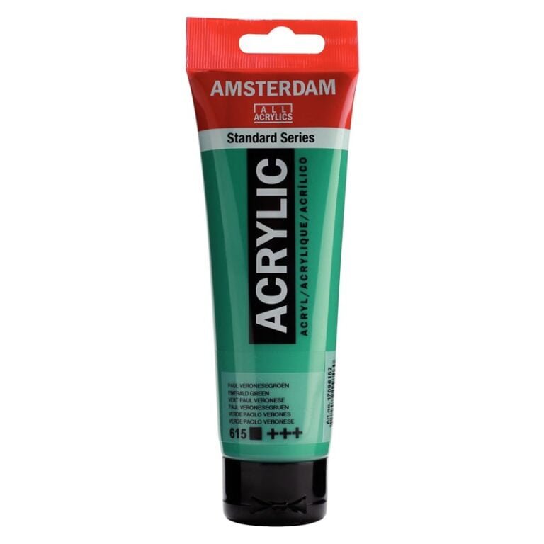 Amsterdam All Acrylics Standard Series Acrylic Tube 120 ml Emerald green 615