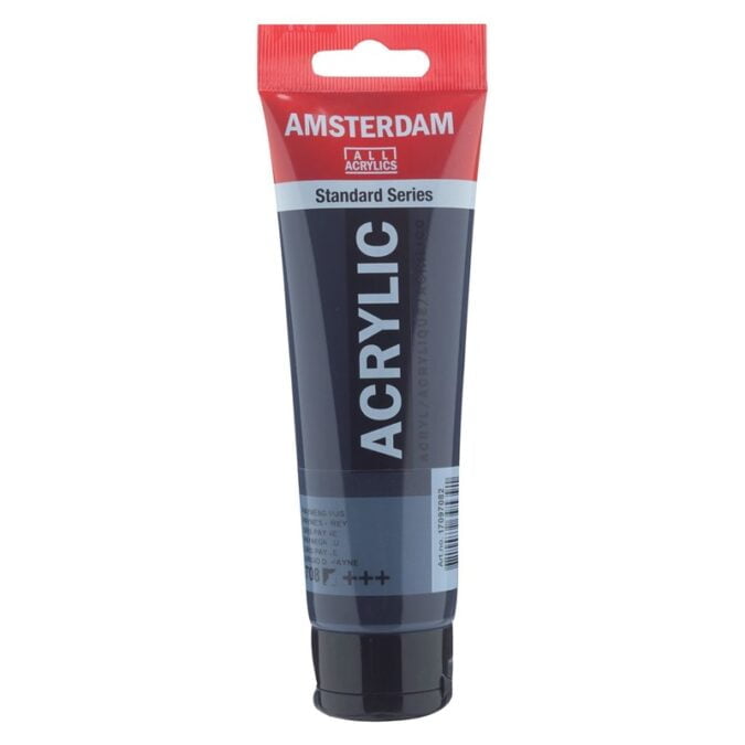 Amsterdam All Acrylics Standard Series Acrylic Tube 120 ml Payne’s grey 708