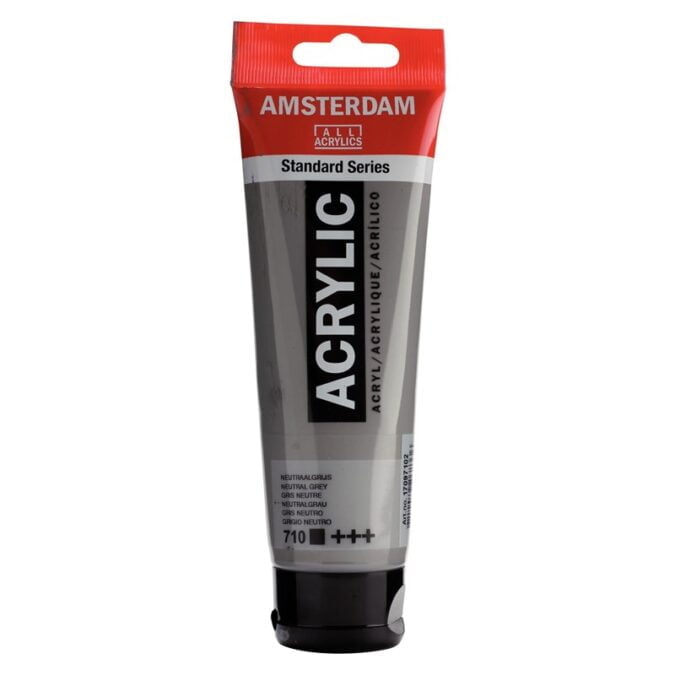 Amsterdam All Acrylics Standard Series Acrylic Tube 120 ml Neutral grey 710