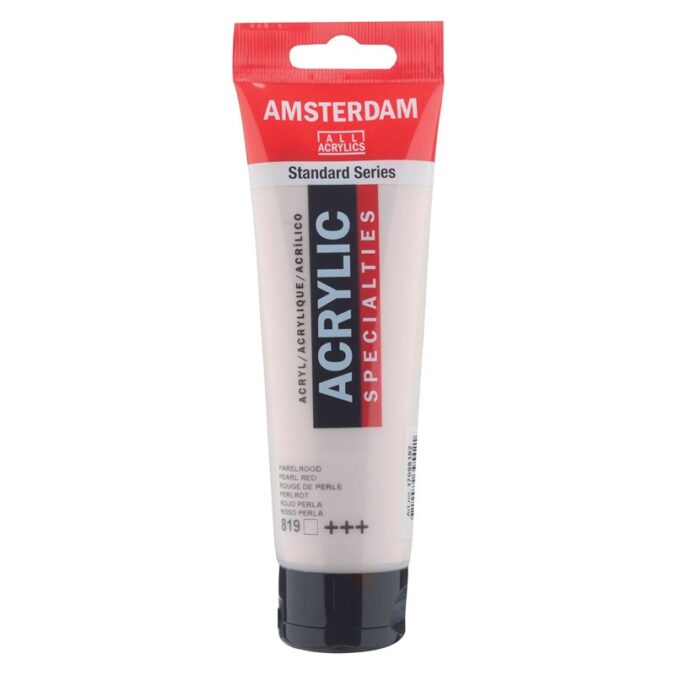 Amsterdam All Acrylics Standard Series Acrylic Tube 120 ml Pearl red 819