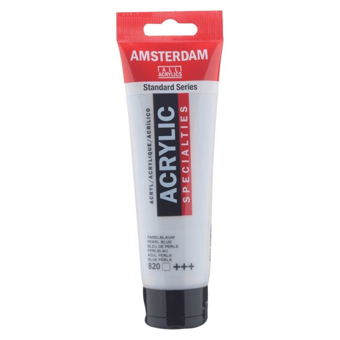 Amsterdam All Acrylics Standard Series Acrylic Tube 120 ml Pearl Blue 820