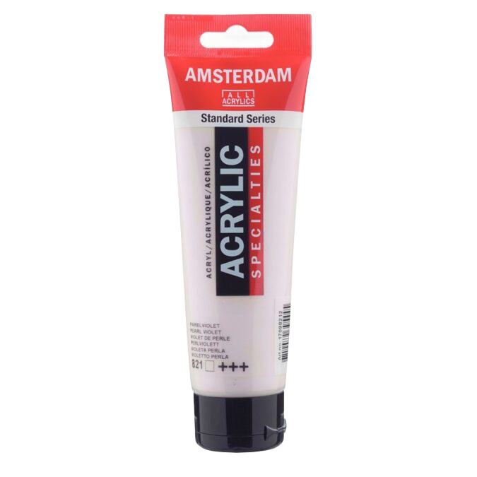 Amsterdam All Acrylics Standard Series Acrylic Tube 120 ml Pearl Violet 821