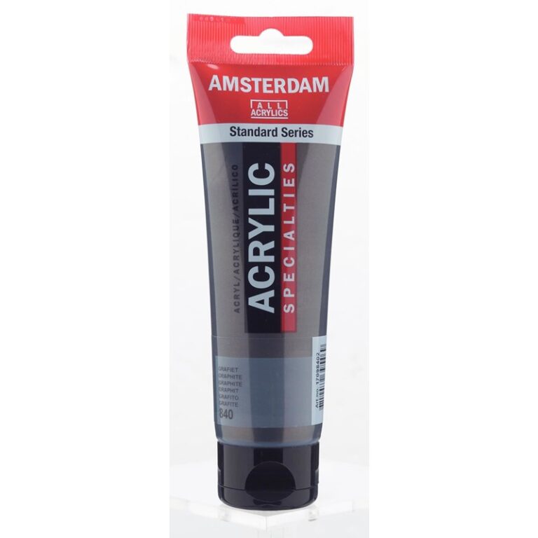 Amsterdam All Acrylics Standard Series Acrylic Tube 120 ml Graphite 840