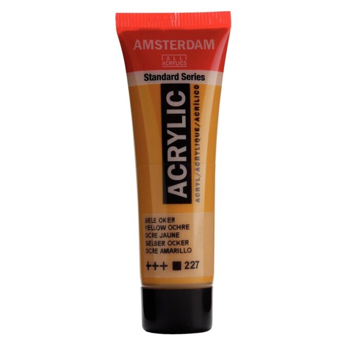 Amsterdam All Acrylics Standard Series Acrylic Tube 20 ml Yellow ochre 227