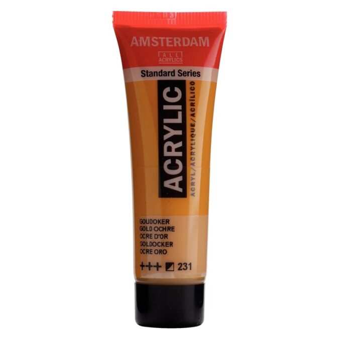 Amsterdam All Acrylics Standard Series Acrylic Tube 20 ml Gold ochre 231
