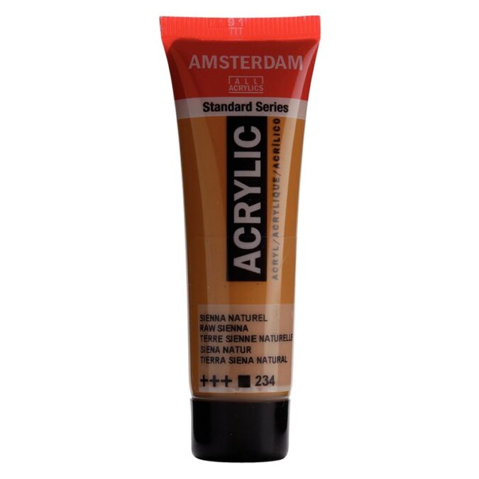 Amsterdam All Acrylics Standard Series Acrylic Tube 20 ml Raw sienna 234