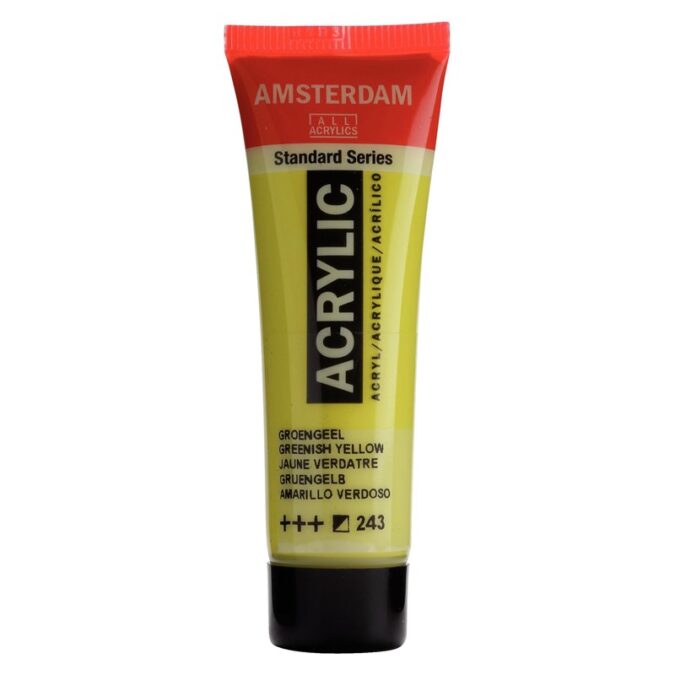 Amsterdam All Acrylics Standard Series Acrylic Tube 20 ml Greenish yellow 243