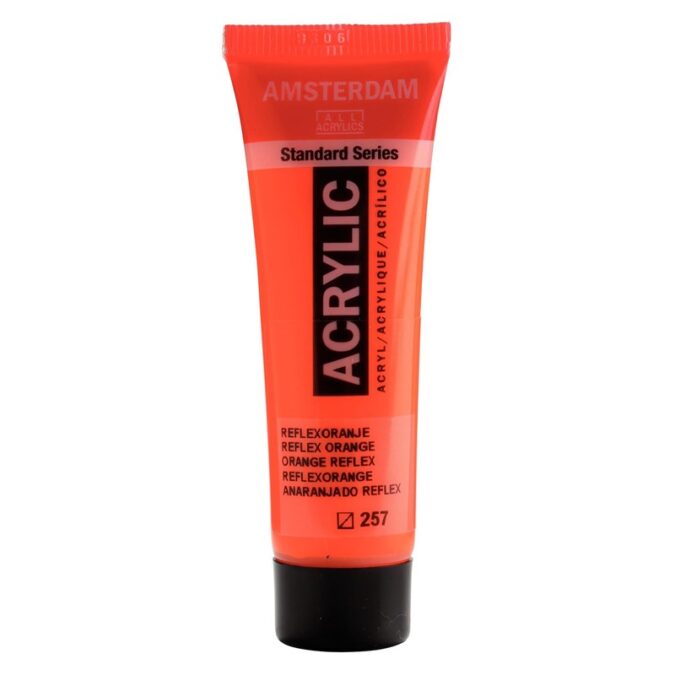 Amsterdam All Acrylics Standard Series Acrylic Tube 20 ml Reflex orange 257