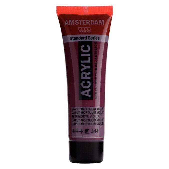 Amsterdam All Acrylics Standard Series Acrylic Tube 20 ml Caput mortuum violet 344