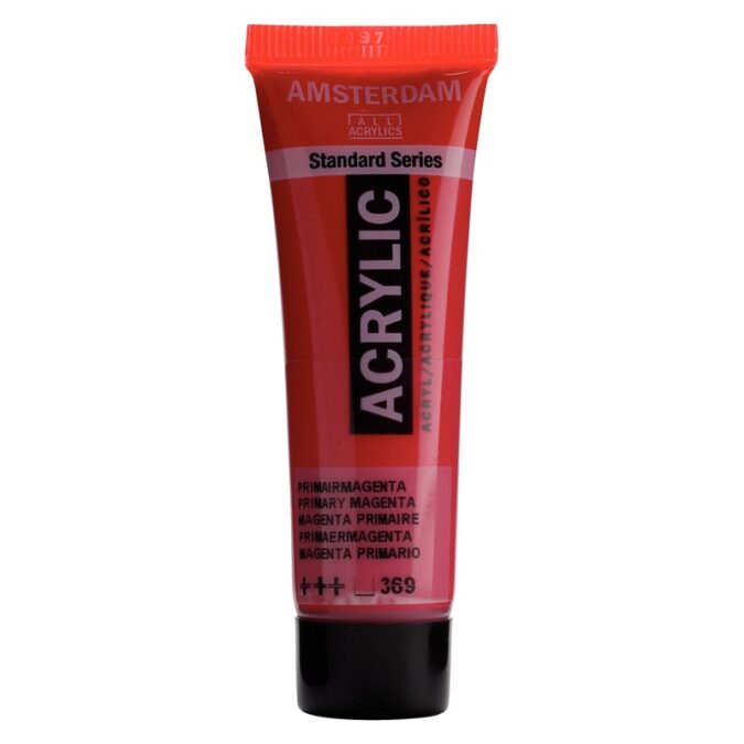 Amsterdam All Acrylics Standard Series Acrylic Tube 20 ml Primary magenta 369