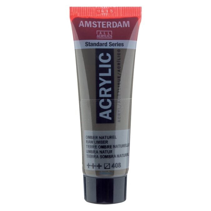 Amsterdam All Acrylics Standard Series Acrylic Tube 20 ml Raw umber 408
