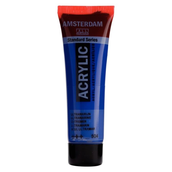 Amsterdam All Acrylics Standard Series Acrylic Tube 20 ml Ultramarine 504