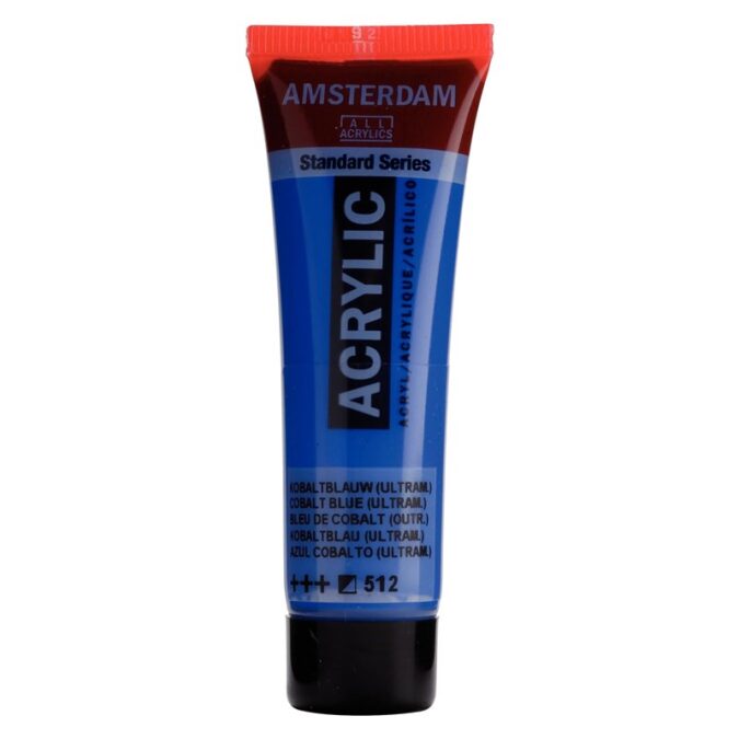 Amsterdam All Acrylics Standard Series Acrylic Tube 20 ml Cobalt blue (ultramine) 512