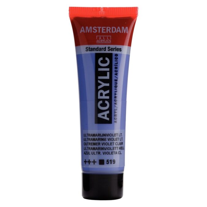 Amsterdam All Acrylics Standard Series Acrylic Tube 20 ml Ultramarine violet light 519