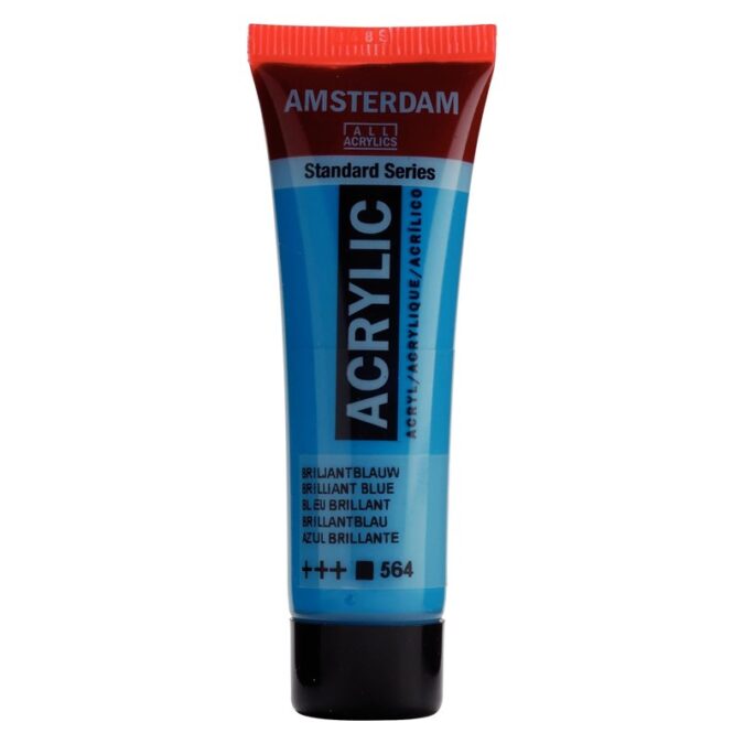 Amsterdam All Acrylics Standard Series Acrylic Tube 20 ml Brilliant blue 564